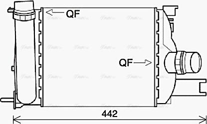 Ava Quality Cooling DAA4013 - Starpdzesētājs www.autospares.lv