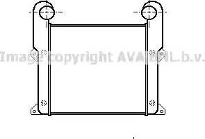 Ava Quality Cooling DF 4018 - Starpdzesētājs www.autospares.lv