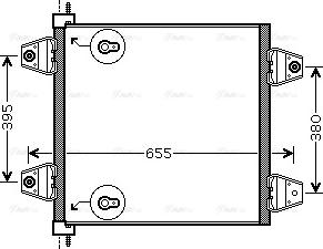 Ava Quality Cooling DF 5034 - Kondensators, Gaisa kond. sistēma www.autospares.lv