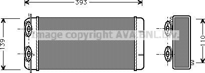 Ava Quality Cooling DF6003 - Siltummainis, Salona apsilde www.autospares.lv