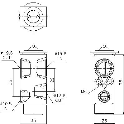 Ava Quality Cooling DF1110 - Izplešanās vārsts, Gaisa kond. sistēma www.autospares.lv