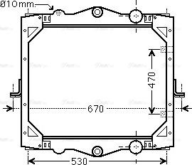 Ava Quality Cooling DF 2040 - Radiators, Motora dzesēšanas sistēma www.autospares.lv