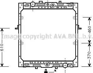 Ava Quality Cooling DF 2012 - Radiators, Motora dzesēšanas sistēma www.autospares.lv