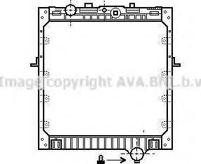 Ava Quality Cooling DFA2011 - Radiators, Motora dzesēšanas sistēma www.autospares.lv