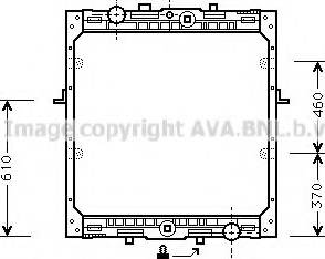 Ava Quality Cooling DFA2012 - Radiators, Motora dzesēšanas sistēma www.autospares.lv