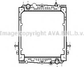 Ava Quality Cooling DFA2023 - Radiators, Motora dzesēšanas sistēma www.autospares.lv