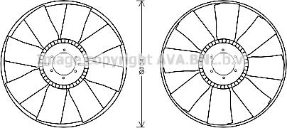 Ava Quality Cooling DFC064 - Ventilatora darba rats, Motora dzesēšanas sistēma www.autospares.lv