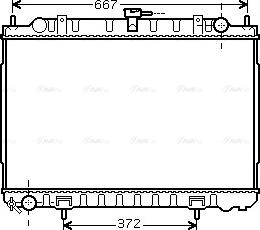 Ava Quality Cooling DN 2240 - Radiators, Motora dzesēšanas sistēma autospares.lv