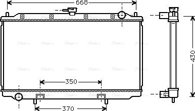 Ava Quality Cooling DNA2181 - Radiators, Motora dzesēšanas sistēma www.autospares.lv