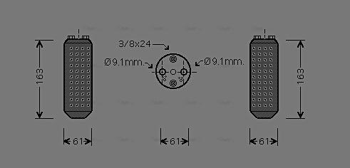 Ava Quality Cooling DN D037 - Sausinātājs, Kondicionieris www.autospares.lv