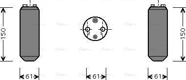 Ava Quality Cooling DN D255 - Sausinātājs, Kondicionieris www.autospares.lv