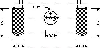 Ava Quality Cooling DN D236 - Sausinātājs, Kondicionieris www.autospares.lv