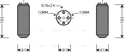 Ava Quality Cooling DN D231 - Sausinātājs, Kondicionieris www.autospares.lv