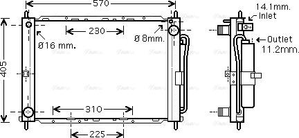 Ava Quality Cooling DNM369 - Dzesēšanas modulis www.autospares.lv