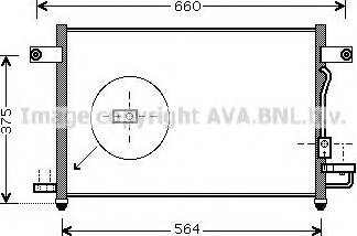 Ava Quality Cooling DW 5049 - Kondensators, Gaisa kond. sistēma www.autospares.lv