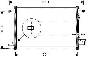 Ava Quality Cooling DW5061D - Kondensators, Gaisa kond. sistēma www.autospares.lv