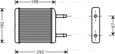 Ava Quality Cooling DW 6024 - Siltummainis, Salona apsilde www.autospares.lv