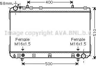 Ava Quality Cooling DW2108 - Radiators, Motora dzesēšanas sistēma autospares.lv