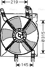 Ava Quality Cooling DW 7508 - Ventilators, Motora dzesēšanas sistēma www.autospares.lv