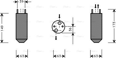 Ava Quality Cooling DW D023 - Sausinātājs, Kondicionieris www.autospares.lv