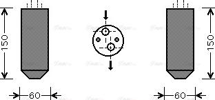 Ava Quality Cooling DW D078 - Sausinātājs, Kondicionieris www.autospares.lv