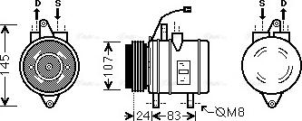 Ava Quality Cooling DW K096 - Kompresors, Gaisa kond. sistēma www.autospares.lv