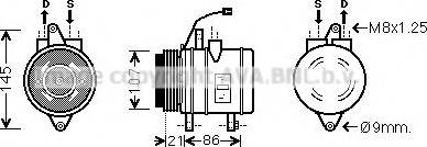 Ava Quality Cooling DW K097 - Kompresors, Gaisa kond. sistēma autospares.lv