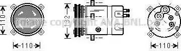 Ava Quality Cooling DW K019 - Kompresors, Gaisa kond. sistēma www.autospares.lv