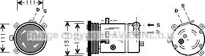 Ava Quality Cooling DW K038 - Kompresors, Gaisa kond. sistēma autospares.lv