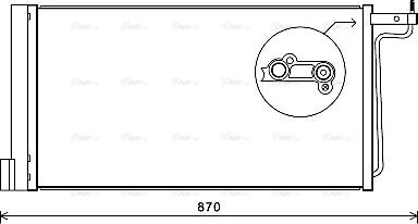 Ava Quality Cooling FD5485D - Kondensators, Gaisa kond. sistēma www.autospares.lv