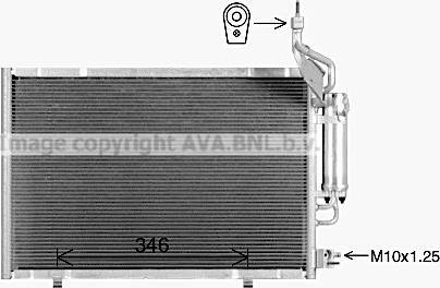 Ava Quality Cooling FD5696D - Kondensators, Gaisa kond. sistēma www.autospares.lv