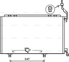 Ava Quality Cooling FD5606 - Kondensators, Gaisa kond. sistēma www.autospares.lv