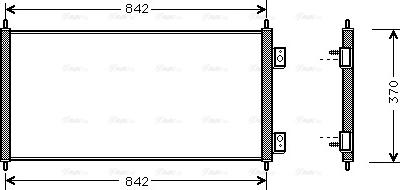 Ava Quality Cooling FD 5303 - Kondensators, Gaisa kond. sistēma www.autospares.lv