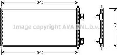 Ava Quality Cooling FDA5303 - Kondensators, Gaisa kond. sistēma www.autospares.lv