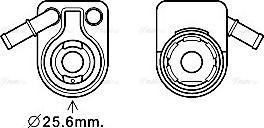 Ava Quality Cooling FD3622 - Eļļas radiators, Motoreļļa www.autospares.lv