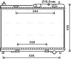 Ava Quality Cooling FD2605 - Radiators, Motora dzesēšanas sistēma www.autospares.lv