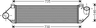 Ava Quality Cooling FDA4438 - Starpdzesētājs www.autospares.lv