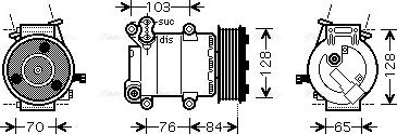 Ava Quality Cooling FDAK418 - Kompresors, Gaisa kond. sistēma www.autospares.lv