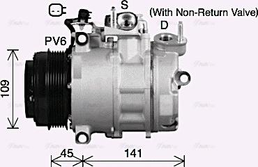 Ava Quality Cooling FDAK692 - Kompresors, Gaisa kond. sistēma www.autospares.lv