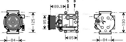 Ava Quality Cooling FD K402 - Kompresors, Gaisa kond. sistēma www.autospares.lv