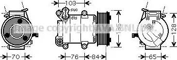 Ava Quality Cooling FD K418 - Kompresors, Gaisa kond. sistēma www.autospares.lv