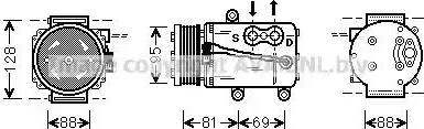 Ava Quality Cooling FD K339 - Kompresors, Gaisa kond. sistēma www.autospares.lv