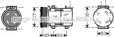 Ava Quality Cooling FD K322 - Kompresors, Gaisa kond. sistēma www.autospares.lv