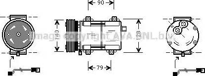 Ava Quality Cooling FD K288 - Kompresors, Gaisa kond. sistēma www.autospares.lv