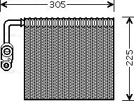 Ava Quality Cooling FD V426 - Iztvaikotājs, Gaisa kondicionēšanas sistēma www.autospares.lv