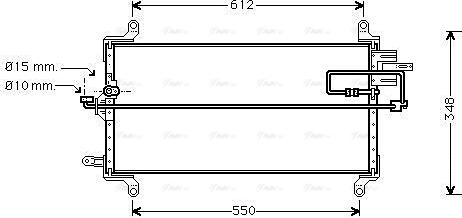 Ava Quality Cooling FT5128D - Kondensators, Gaisa kond. sistēma www.autospares.lv