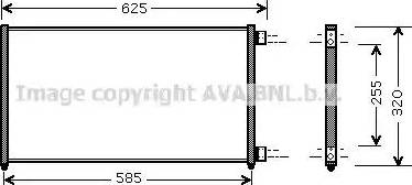 Ava Quality Cooling FT 5256 - Kondensators, Gaisa kond. sistēma www.autospares.lv