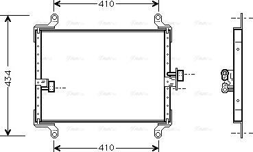 Ava Quality Cooling FT 5206 - Kondensators, Gaisa kond. sistēma www.autospares.lv