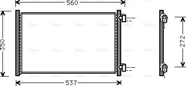 Ava Quality Cooling FT 5214 - Kondensators, Gaisa kond. sistēma www.autospares.lv