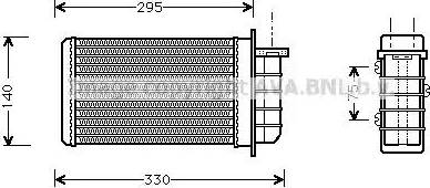 Ava Quality Cooling FT 6191 - Siltummainis, Salona apsilde www.autospares.lv